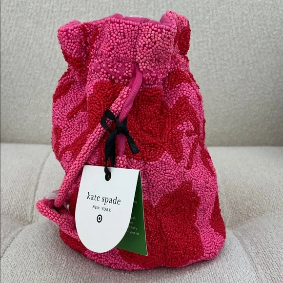 Kate Spade x Target 💕Pink and ❤️ Red Beaded Mini Bag - Picture 4 of 5